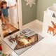 thumbnail image 1 of Seyotauo Christmas Decor 3D Stereoscopic Embroidery Carpet - 24 x16 inch Polyester Xmas Decor Indoor Outdoor, Absorbent Nonslip Dirt Proof Washable Foot Mat for Entryway Kitchen Bathroom Porch Patio, 1 of 6