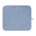 thumbnail image 3 of Mainstays Blue Polyester Dish Dry Mat & Blue Cotton Dishcloth 2 Piece Set, 3 of 9