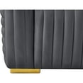 thumbnail image 6 of Meridian Furniture Ravish Grey Velvet Sofa, 6 of 17