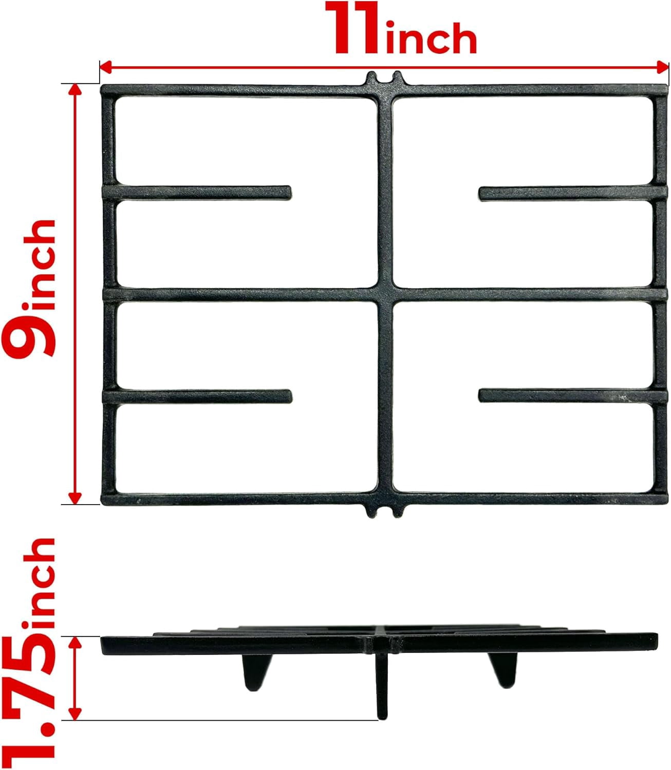 US-Based & Operated Supplier – WP9761557CB Range Surface Burner Grate