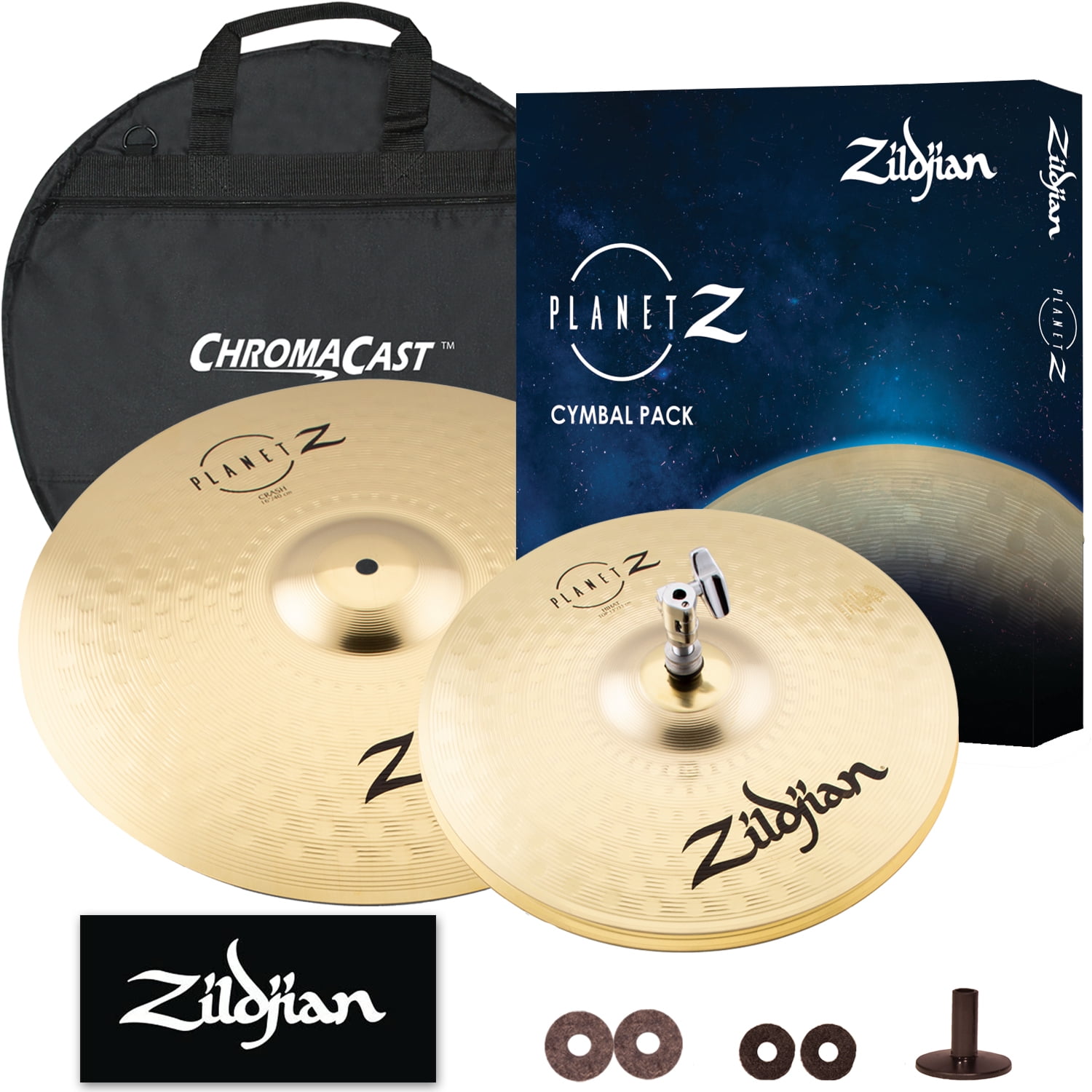 Zildjian Z Launch Cymbal Pack 13" Hi Hats and 16" Crash w