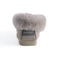 thumbnail image 3 of Aus Wooli Australia Hand Stitched Womens Sheepskin Moccasin - Light Grey, 3 of 8