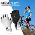thumbnail image 2 of Bicicleta Guantes de medio dedo para deportes de verano, guantes de ciclismo para hombres y mujeres (blanco XL) Ehuebsd Para Eestrenar, 2 of 7