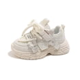 thumbnail image 6 of Dakaela 9M-6Y Baby Boys Girls Sneakers Infant Chunky Platform Casual Sneaker Toddler Breathable Walking Running Tennis Shoes White, 6 of 8