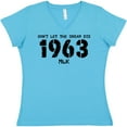 thumbnail image 3 of Inktastic Don't Let the Dream Die 1963 MLK Women's V-Neck T-Shirt, 3 of 5