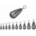 thumbnail image 1 of XUCP-Tungsten Fastach Teardrop Weight, Tungsten Drop Shot Weights, Fastach Fishing Sinkers Kit for Drop Shot Rig,97% Density Tungsten Fishing Weights-10Pack, 1 of 4