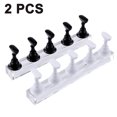 thumbnail image 1 of Juego de 2 soportes acrílicos para práctica de manicura, soportes magnéticos para puntas de uñas, soportes de exhibición para entrenamiento de uñas, soportes de cristal para uñas DIY 65, 1 of 7