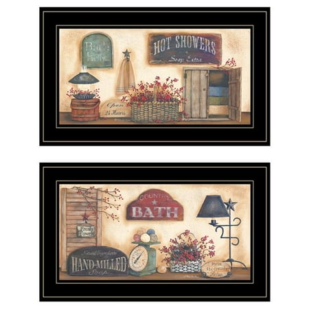 UPC: 0840105532309 | Bath Collection By Pam Britton Printed Wall Art Wood Multi-Color