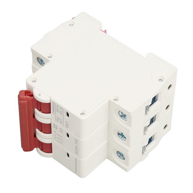 Disyuntor PVDC, Disyuntor de CC 3P Disyuntor de CC solar Disyuntor en miniatura de CC Durabilidad mejorada