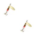 thumbnail image 3 of Wosthever Señuelo duro para río al aire libre, anzuelo triple con púas, aparejos de pesca portátiles con lentejuelas, piezas de repuesto, Oro Tipo 1 2Conjunto, 3 of 6