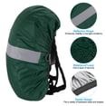 thumbnail image 3 of Unique Bargains 55-65L Waterproof Backpack Rain Cover with Reflective Strap L Dark Green, 3 of 6
