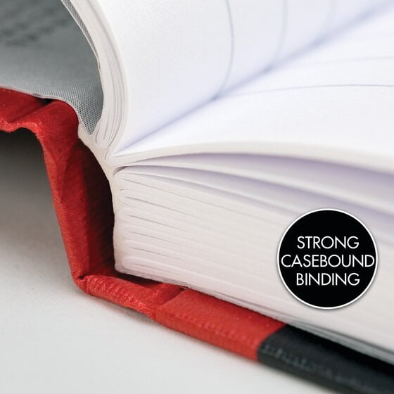 Black N X27 Red Jdkd66174 Casebound Ruled Notebooks A4 1 Each Walmart Com Walmart Com