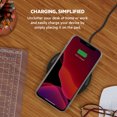 thumbnail image 3 of Belkin Quick Charge Wireless Charging Pad - 10W Qi-Certified Charger Pad for iPhone, Samsung Galaxy, Apple Airpods Pro & More - Charge While Listening to Music & Streaming Videos - 2-Pack Black, 3 of 6