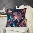 thumbnail image 2 of Demon Slayer Pillow Case Soft Pillow Cover Pillowcase Decorative Cushion Cover Home Decor 24 "x24 ", 2 of 8