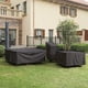 thumbnail image 4 of Cubierta impermeable para muebles de exterior para mesa y silla de patio, cubierta rectangular resistente para muebles de patio para protección contra la nieve, 242 * 162 * 100 cm TUNC Sencillez, 4 of 5