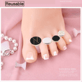 thumbnail image 4 of Separador de dedos de silicona, separador de dedos de pedicura reutilizable, separador de manicura de uñas de dedos para aplicación de esmalte de uñas MFZFUKR CPB-DE-LYY351-1, 4 of 5