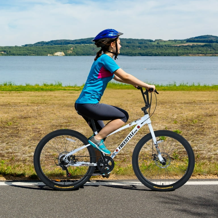 26 Kids Bike Modern 7 Speed Beach Cruiser Bicycle with Double Disc Brakes City Bike for Kids Teens Boys Girls Age 12 Years Purple Walmart