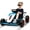 Blue, variant on Joyracer 24V Ride on Toys Electric Go Kart for Boys Girls Age 6-12 Years Old, Pink