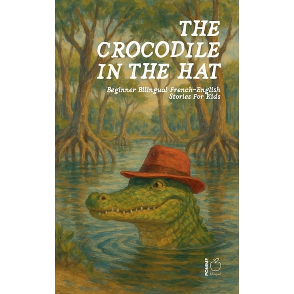 The Crocodile in the Hat: Beginner Bilingual French-English Stories For Kids, (Paperback)
