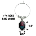 thumbnail image 4 of IT: Chapter 2 Come Home Wine Glass Oval Charm Drink Marker, 4 of 5
