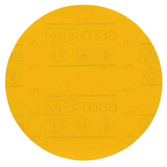 3M Hookit Gold Abrasive Disc 09217, 400, 3 in (75 mm), No Hole