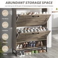 Prime Garden Shoe Storage with 2 Flip Drawers, Freestanding