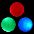 thumbnail image 1 of 3 Piezas Que Brillan Pelota para golf Tamaño Oficial Peso de Torneo Rojo Azul Cola Pelota de golf LED, 1 of 8