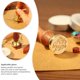 thumbnail image 5 of Cuadros Decorativos Sello de cera con patrón de animales retro, cera de sellado con mango de madera DIY (F287) DQrwqpou Nuevos Originales, 5 of 8