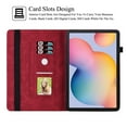 thumbnail image 3 of Artyond Case for Galaxy Tab S6 Lite 10.4 inch 2022/2020, PU Leather Card Slots with Auto Wake/Sleep Case for Samsung Galaxy Tab S6 Lite 10.4 inch 2022/2020 Model (SM-P610/P613/P615/P619), Red, 3 of 8