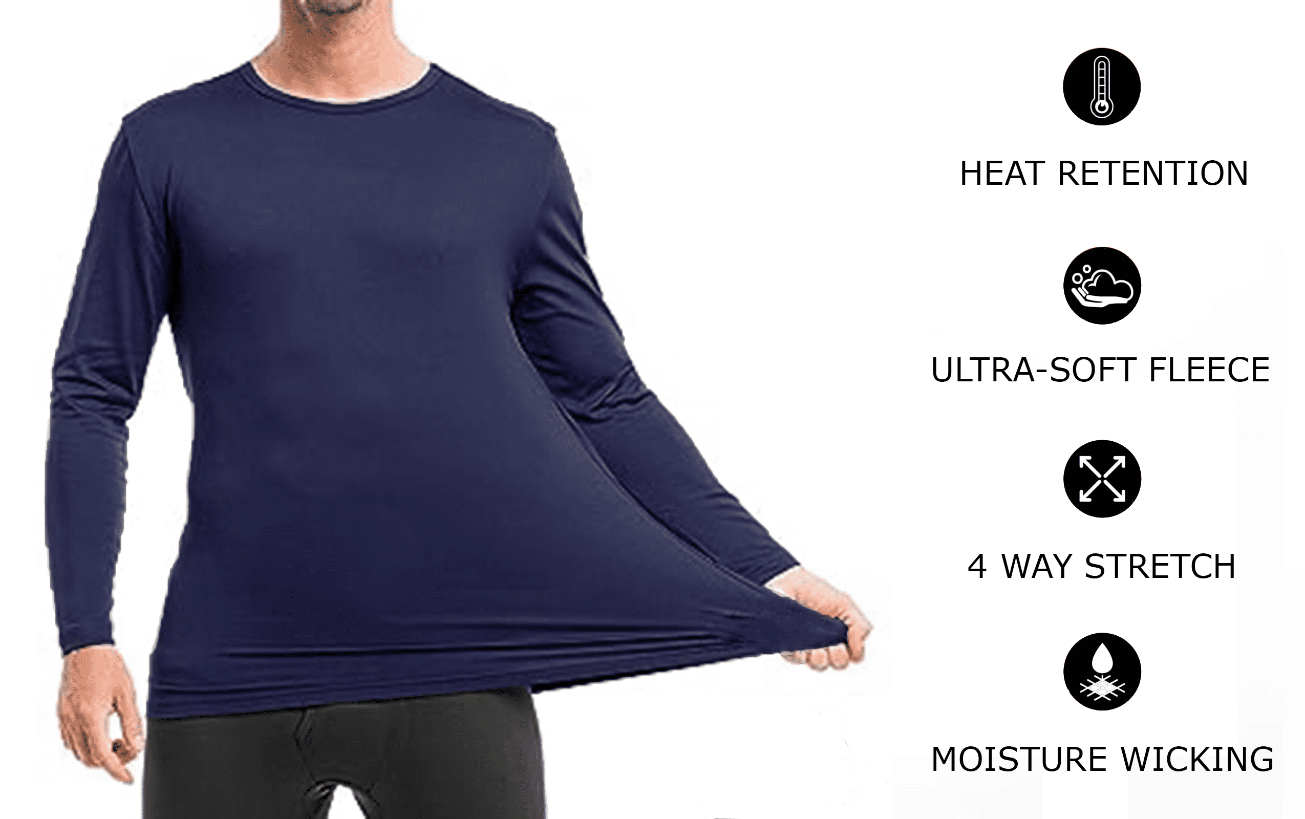 Therma Pro Thermal Shirt for Men Long Sleeve Thermal