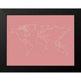thumbnail image 2 of Phillip, Jamie 18x15 Black Modern Framed Museum Art Print Titled - Map 2, 2 of 5