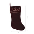 thumbnail image 2 of Vickerman Decorative 8" x 19" Noel Collection Christmas Stocking, 2 of 3