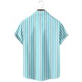 thumbnail image 3 of BOBOGOJP Button-Up Shirt for Men Short Sleeve Shirt Performance Button Down Shirt,Green S, 3 of 3