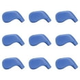 thumbnail image 1 of maskred 9 Pieces Golf Club Cover TPE Waterproof Iron Putter Head Covers Travel Replacement Protector Removable Accessories Gifts Blue, 1 of 6