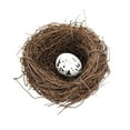 thumbnail image 1 of yuksok Simulation Easter Birds Nest Decorating with Foam Egg Decorative Handmade Rattan 6cm 1 Egg, 1 of 9