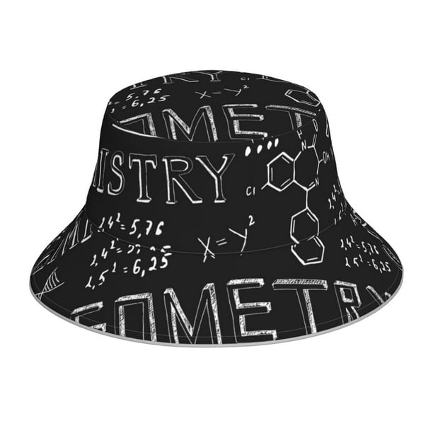 Balery Black Scientific Sombreros para el sol para hombre y mujer, sombrero de pescador con UPF 50+