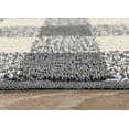 thumbnail image 5 of Garland Rug Country Living Buffalo Plaid Polypropylene Cinder/Ivory Indoor/Outdoor Area Rug, 5' x 7', 5 of 7