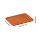 thumbnail image 3 of Bandeja para Hornear con Imitación de Madera | Material: Pvc | Color: Marrón | 30,5 X 22 X 1,5 Cm | Bandeja para Frutas, Tazas de Té o Cualquier Otro Frutero | Ideal para La Fiesta de La Primavera |, 3 of 6