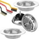 thumbnail image 1 of 2 Pcs Kitchen Sink Strainer Stopper Combo Basket Replacement for 3-1/2 Inch Drain, Bonus 3Pcs Kitchen Cleaning Brushes-A, 1 of 5