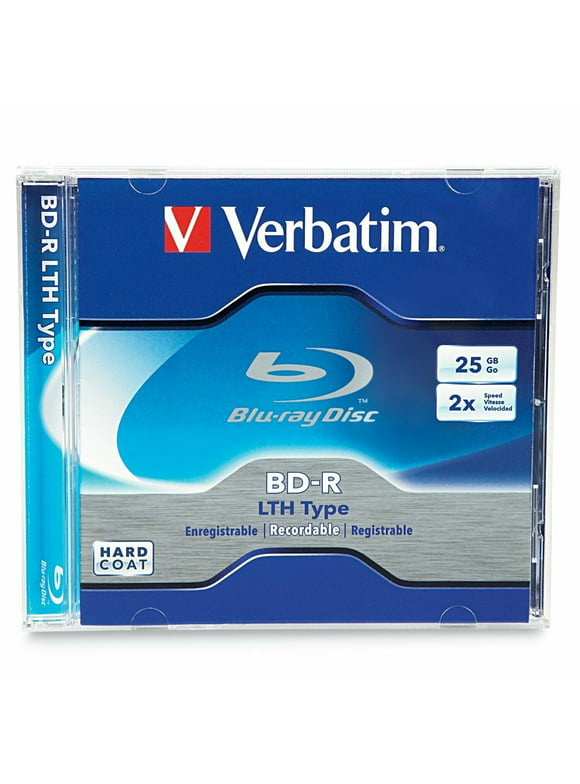 Verbatim 5pc Blank DVD BD-R 25GB 2X LTH Type Discs