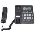 thumbnail image 1 of Home Corded Telephone, Corded Phone Noise Reduction Dual Interface Caller ID Display  For Home For Office For Hotel, 1 of 8
