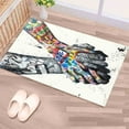 thumbnail image 6 of Graffiti Rug, Lover Hands Graffiti Rugs, Thick Rugs, Couple Holding Hands Graffiti Painting Rugs, Street Graffiti Rugs, Small Rugs, 2.3'x3.3' - 70x110 cm, 6 of 8