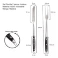 thumbnail image 3 of Set parrillero HUDSON 2Pz Trinche y Cuchillo parrilla Inox, 3 of 4