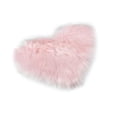 thumbnail image 2 of Soft Plush Area Rug Nail Mat Chair Cover Seat Pad for Desktop Photography Living pink heart shape, 2 of 9