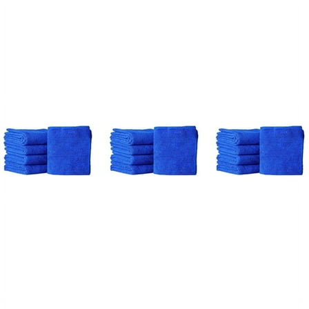 15Pcs Fiber Absorbent Towel Cleaning Towel 25 x 25CM,15 x Blue Microfiber Towels,blue