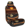 thumbnail image 1 of Wukai Halloween Decoration Full Set Car Seat Covers with Soft Padding Universal Auto Front Seats Protector and Cushion Mat, 1 of 5