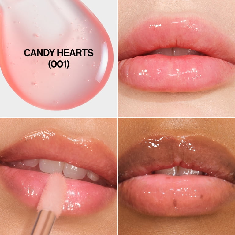 Revlon Super Lustrous Glimmer Nourishing Lip Oil, 001 Candy Hearts