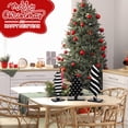 thumbnail image 4 of Decoraciones para árbol de Navidad Meooeck Farmhouse, madera negra/blanca, 4 of 6