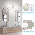 thumbnail image 6 of Luxrite LED Bathroom Vanity Light Fixtures 24 Inch Brushed Nickel 5 CCT 2700K-5000K 24W 1700 Lumens CRI 90 Dimmable, 6 of 7