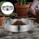 thumbnail image 2 of Tamiz de tierra de acero inoxidable para jardinería, tamiz de malla fina, tamiz de tierra, tamiz de jardín, tamiz para macetas, para rocas, tierra y compost (4 mallas), 2 of 7